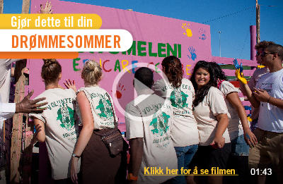 Gjør dette til din drømmesommer, reis på frivillig arbeid for ungdom 16-19 år