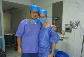 Mexico Nursing volunteers in Mexico wear scrubs during their observations.